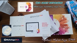 Myheritage DNA test Kit  nyobain alat test DNA  Review [upl. by Einnek]