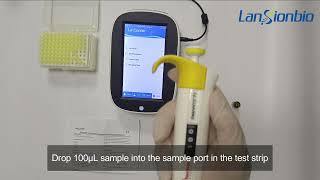 Lansionbio：Guidance video of NTproBNP Test with LS1100 [upl. by Ataynik49]