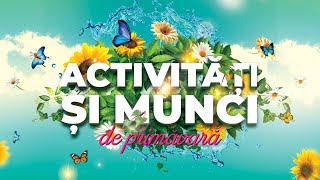 Activități și munci de primăvară​​ GrădinițaPiticilor [upl. by Leikeze]