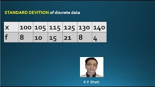 Standard Deviation of discrete data Standard Deviationstatistics  Grade 9 O mathematics [upl. by Blythe739]