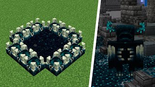 How to Spawn Warden in Minecraft 121 [upl. by Rramo]