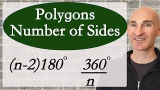 Polygons Finding Number of Sides [upl. by Greggs]