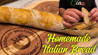 Save Money Homemade Italian Bread [upl. by Eaner]