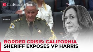 California Sheriff exposes VP Kamala Harris over illegal immigrant crisis at US House hearing [upl. by Nahtaneoj49]