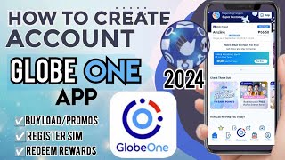 Globe One app 2024  Paano mag register sa GLOBE ONE app  How to create account in Globe one [upl. by Zina599]