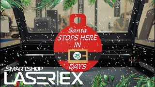 Laguna Holiday Project Series Part 1 Santa Countdown On Our CO2 Laser [upl. by Razal]