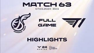 Full Highlights KDF vs T1  Match 63  LCK Mùa Xuân 2024 [upl. by Ainahpets423]