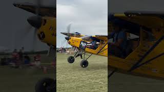 Steve Henry taking off from Sodbusters STOL in the Just Highlander XL [upl. by Vincenty]