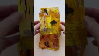 9 Mixed media pieces Full video on how I made them o My channel [upl. by Lleruj]