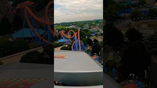 Fahrenheit 🔥 extremethrills youtubeshorts pov gopro hersheypark hersheypark [upl. by Boorer]