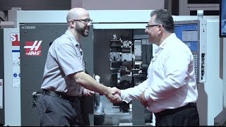 The New Haas ST15SY SubSpindle Lathe from Haas Automation [upl. by Berlyn]