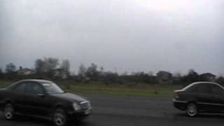 CLK55 AMG vs CLK430 vs C32 AMG 402 m [upl. by Holland]