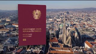 Der neue Österreichische Reisepass  The new Austrian passport [upl. by Bonnell]