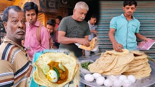 Eat First And Pay Later । Morning Time Pocket Friendly Food At Kolkata । Street Food [upl. by Ecnarf]