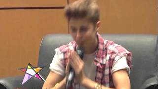 Justin say Sawasdee Krub to Thai fans [upl. by Jasen]