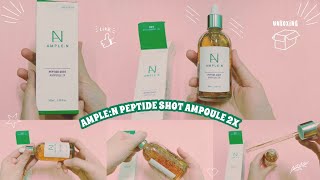 AMPLEN Peptide Shot Ampoule 2X  Unboxing and Review [upl. by Damicke]