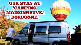 CAMPING MAISONNEUVE CASTELNAUDLACHAPELLE DORDOGNE PERIGORD NOIR FRANCE VAN TRIP SEPT 23 [upl. by Andromache]