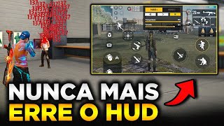 O MELHOR HUD 2 DEDOS DO FREE FIRE EM 2023 PARA MOVIMENTAR E TER MELHOR SENSIBILIDADE IGUAL EMULADOR [upl. by Ailuy]