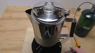 Eurolux 9 cup Coffee Percolator Review [upl. by Ynafetse86]