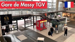 Gare de Massy TGV Train Terminal 4K 60fps [upl. by Woodward312]