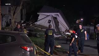 10 severely injured after New York house collapses in explosion [upl. by Nylaj258]