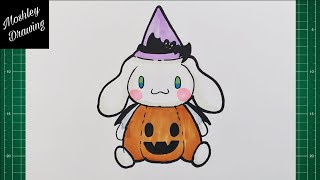 How to Draw Halloween Cinnamoroll [upl. by Kurt]