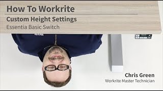 Custom Height Settings  Essentia Basic Switch [upl. by Dde939]