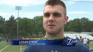 Logan Strom turning heads on the court field [upl. by Ahseirej847]