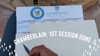 Chamberlain 1st session done  Nursing Student [upl. by Ailehc]