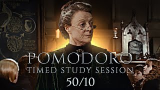 Mcgonagalls Study Session📚POMODORO 5010 Transfiguration Classroom✨Focus Relax amp Study at Hogwarts [upl. by Eldnek]