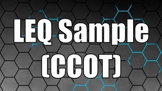 LEQ Sample HTS Continuity and Change Over Time [upl. by Siramay507]