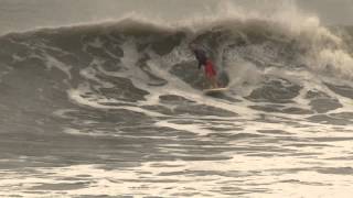 Surfing Hurricane Sandy Waves East Coast Central Florida [upl. by Ashlee]