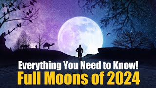 Full Moon 2024  Full Moon Calendar 2024  Astronomy Events 2024  its7EVEN [upl. by Strenta]