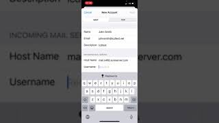 How To Set Up Mail On Your iPhone IMAP amp SMTP over SSL [upl. by Hayalat]