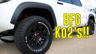 BFG KO2  Tacoma TRD PRO 2018 MODS 26575r16 [upl. by Aciria]