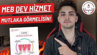 MEB DEV HİZMET 🔥 KESİN ÇÖZMEN GEREKEN DENEMELER  yks yks2024 [upl. by Desirea]