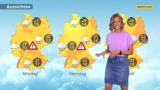 Wetter heute Die aktuelle Vorhersage 18062023 [upl. by Esidnak297]