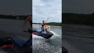 Jetski tricks on a Seadoo spark trixx [upl. by Fregger698]