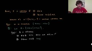 Axiomatic Set Theory 18 Transitive Sets and the Natural Numbers [upl. by Vivyanne]