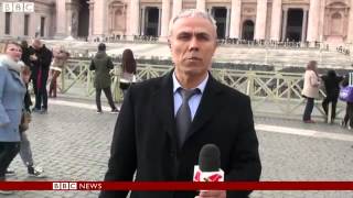 BBC News 29 December 2014 Pope John Paul II gunman Agca lays flowers on tomb [upl. by Tingley]