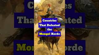 Countries That Defeated the Mongol Horde  Country Comparison  Data Duck 3o [upl. by Bluefield598]