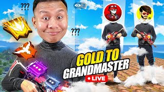 Top 1 Grandmaster Pro Lobby Live Rank Push 😱 Tonde Gamer freefire live [upl. by Dorette]