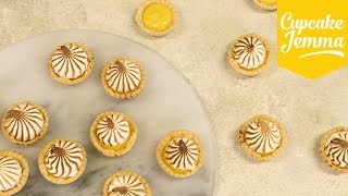 Mini Lemon Meringue Pie Recipe amp Tutorial  Cupcake Jemma [upl. by Acinok]