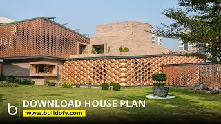 House With A Sensory Parametric Facade In Surat Gujarat  Openideas Architects Home Tour [upl. by Yentruocal304]