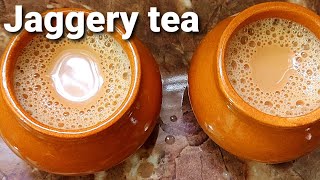 Jaggery tea recipeబెల్లం టీఅల్లం టీ Healthy jaggery tea for weight lossgud ki chaiginger tea [upl. by Mezoff208]