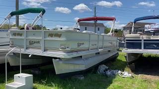 2003 Crest Family Fish 22 Pontoon [upl. by Kcirded]