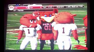 NCAA Football ‘09 Mascot Game Arkansas vs South Carolina Winning streak comes to an end [upl. by Avad]