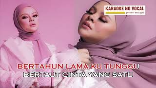 Bersamamu Male Key  Siti Sarah  KARAOKE NO VOCAL [upl. by Fe593]