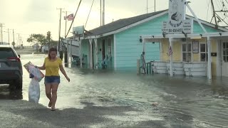 Rockport bait shop underwater as a result of Tropical Storm Alberto [upl. by Ynnad]