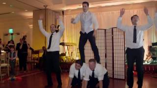 Funny Surprise Groomsmen Dance At Wedding With Bride Reaction [upl. by Aitram897]